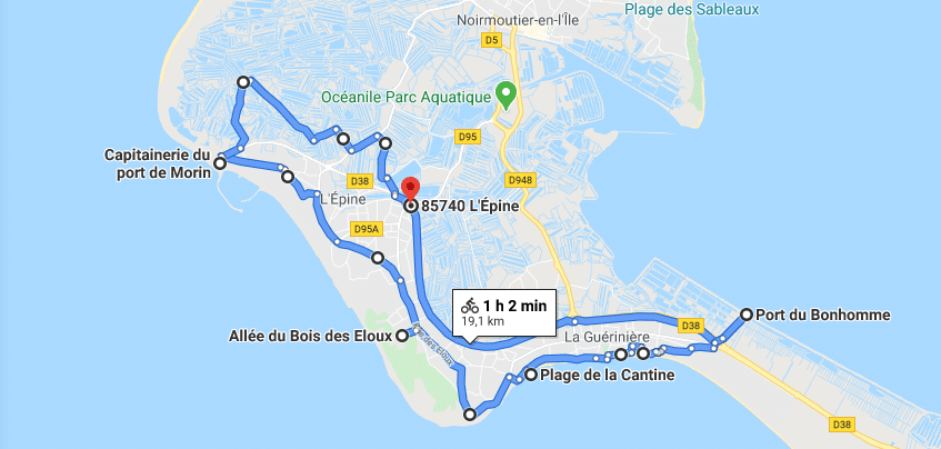 Noirmoutier carte » Voyage  Carte  Plan