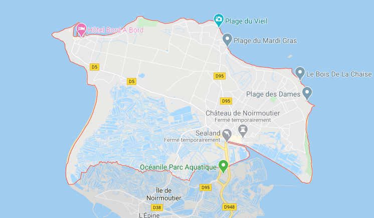 carte commune noirmoutier-en-ile
